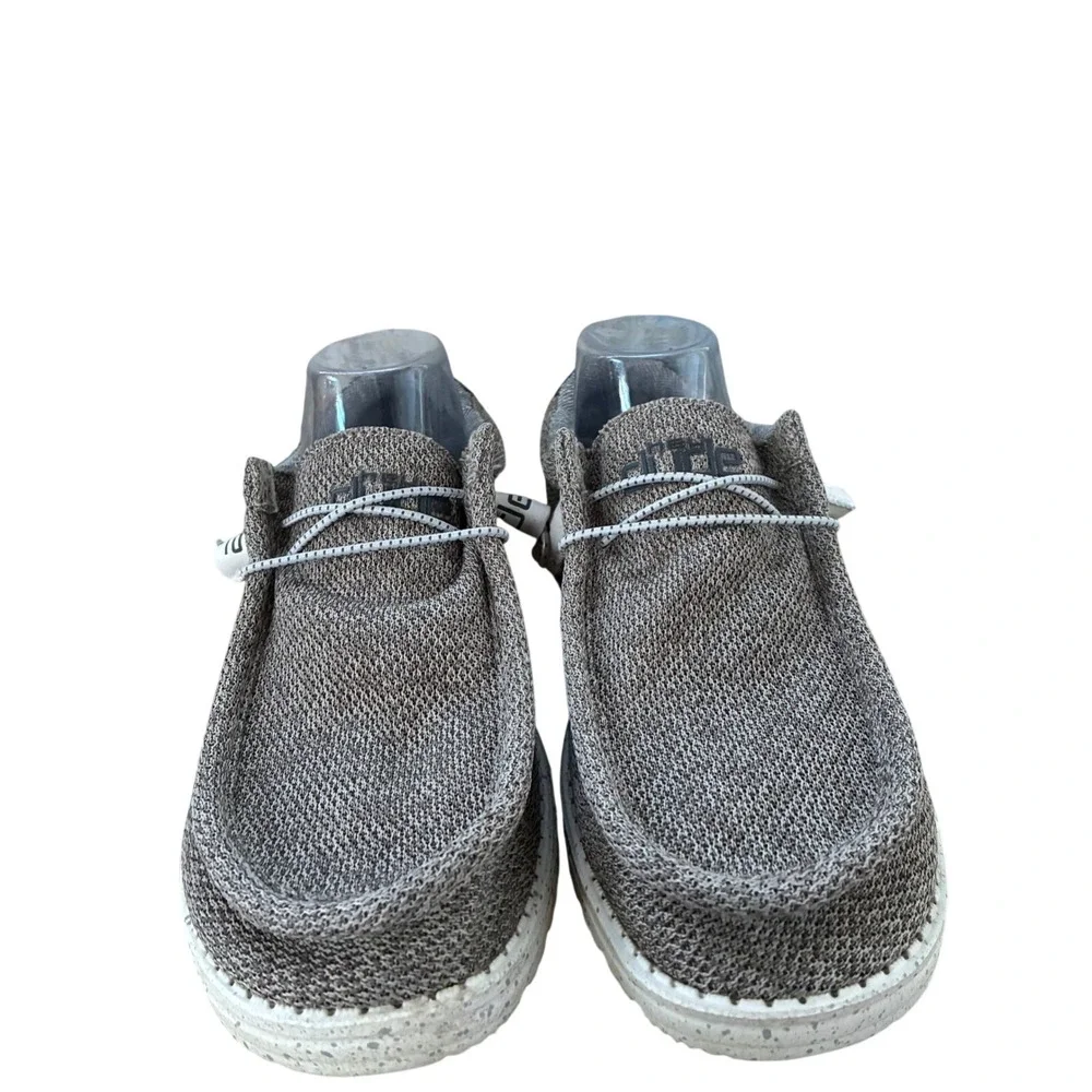 Hey Dude Wally Sox Brown Camo Knit Slip On Loafers Mens‎ 8
